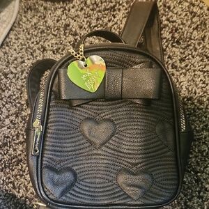 Betsey Johnson HEARTS Mini Backpack